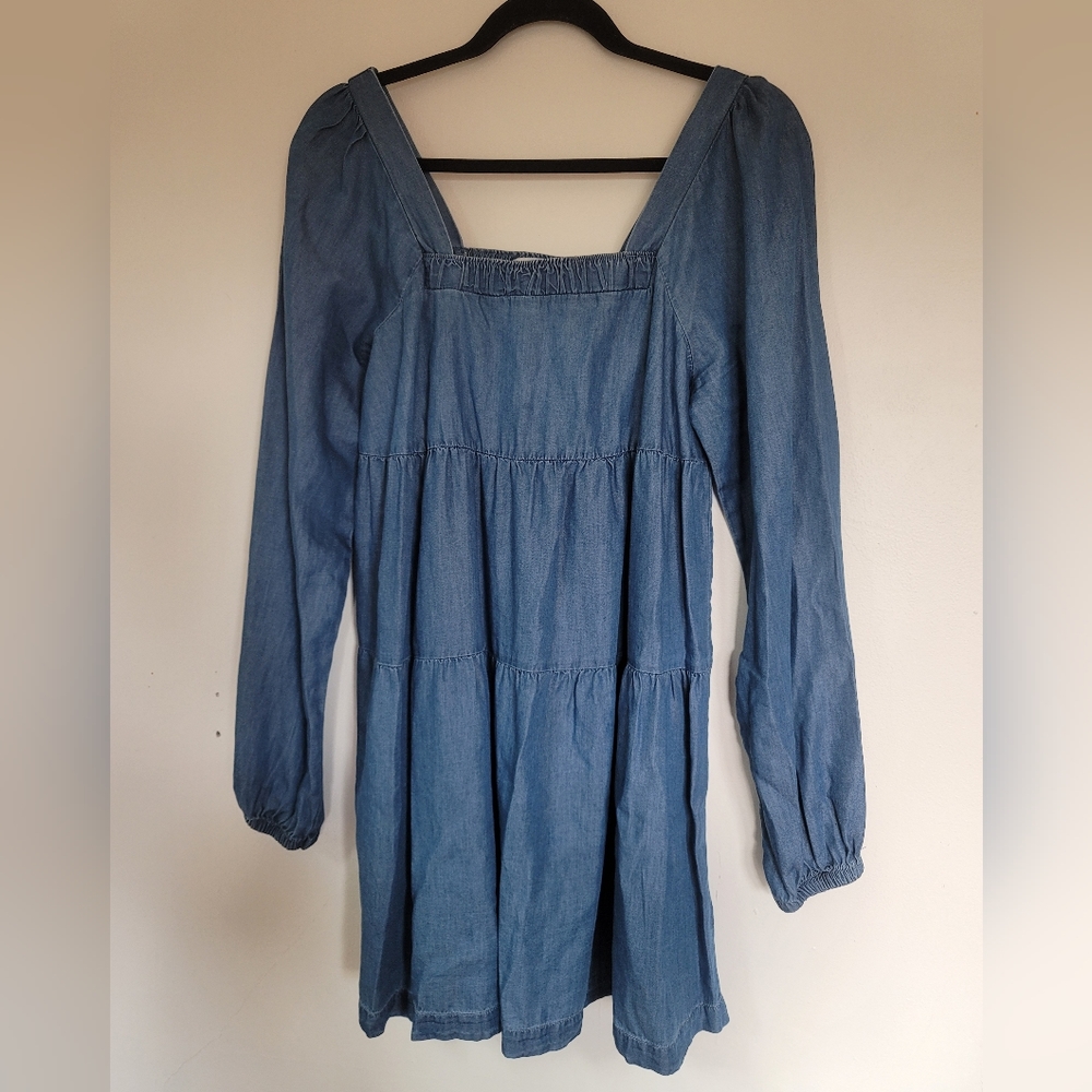 Arizona Jean Co Blue Dress Size M 100% cotton - Picture 1 of 10